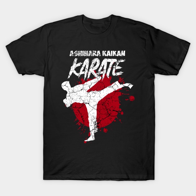 Ashihara Kaikan Karate Training Martial Arts Karate Outfit T-Shirt by JTYDesigns